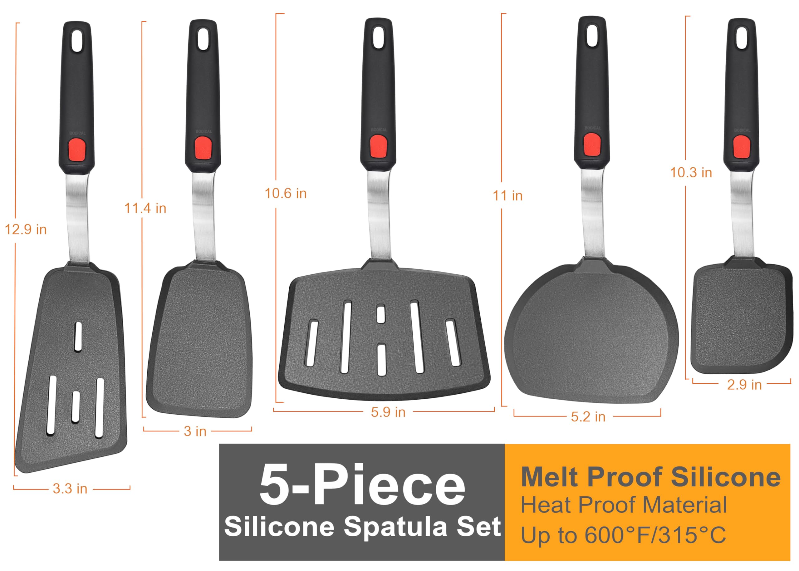 Diseño ergonómico Bodical para un manejo cómodo y raspado eficiente.