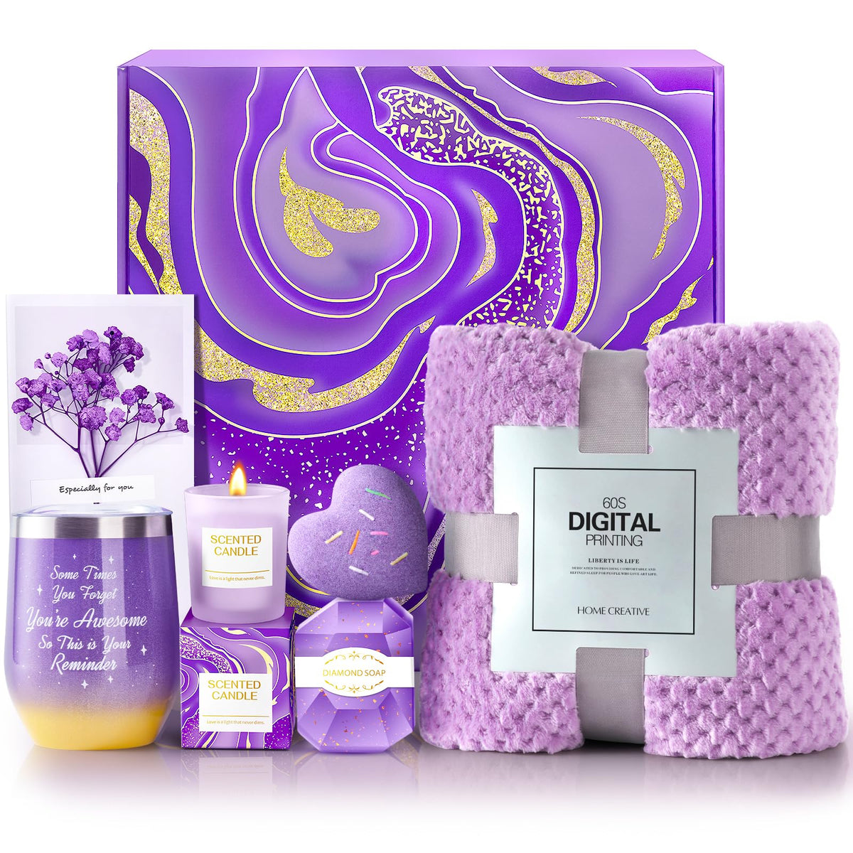 BodyRefresh cesta-cuidado para mujeres, regalo completo para autocuidado y bienestar diario.