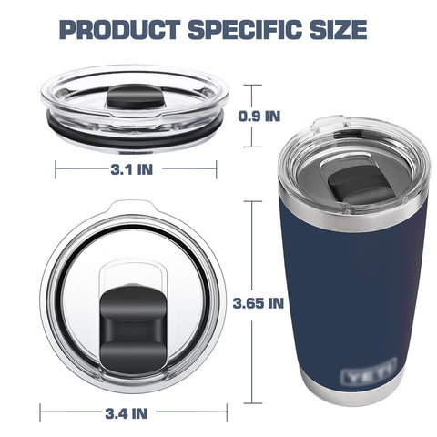 BOEEA tapa magnética para 20oz tumbler facilita deslizamiento y limpieza.