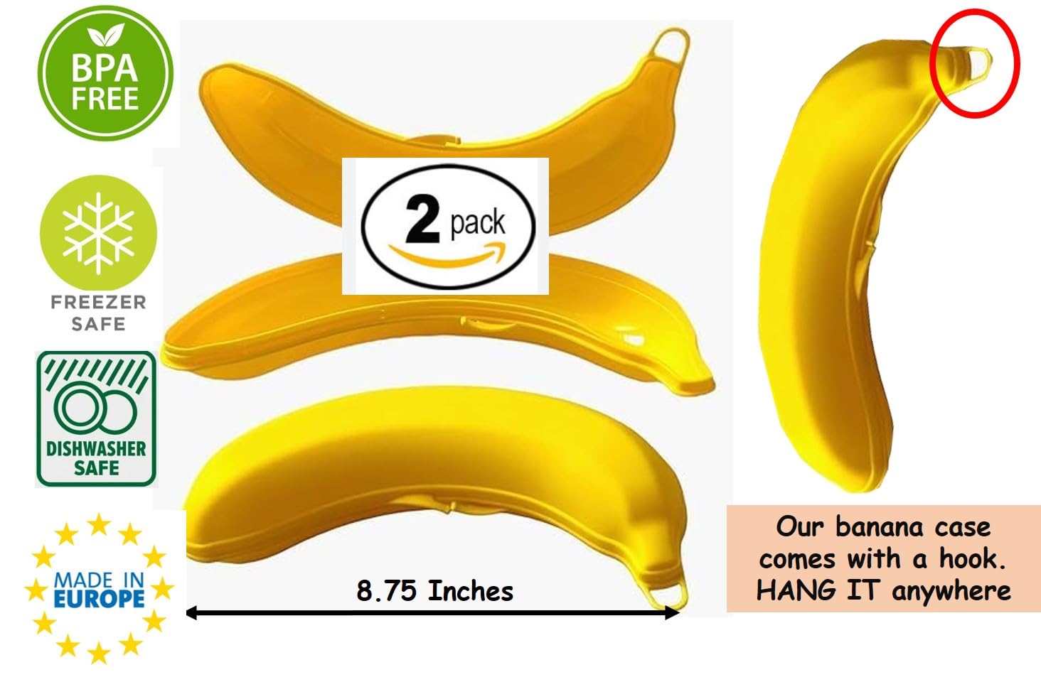 BOHEM'S Banana Keeper diseño ligero para viajes