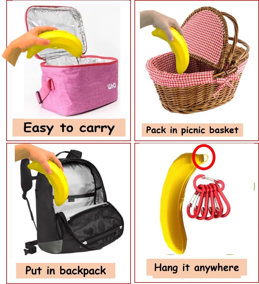 BOHEM'S Banana Keeper material sin BPA y duradero