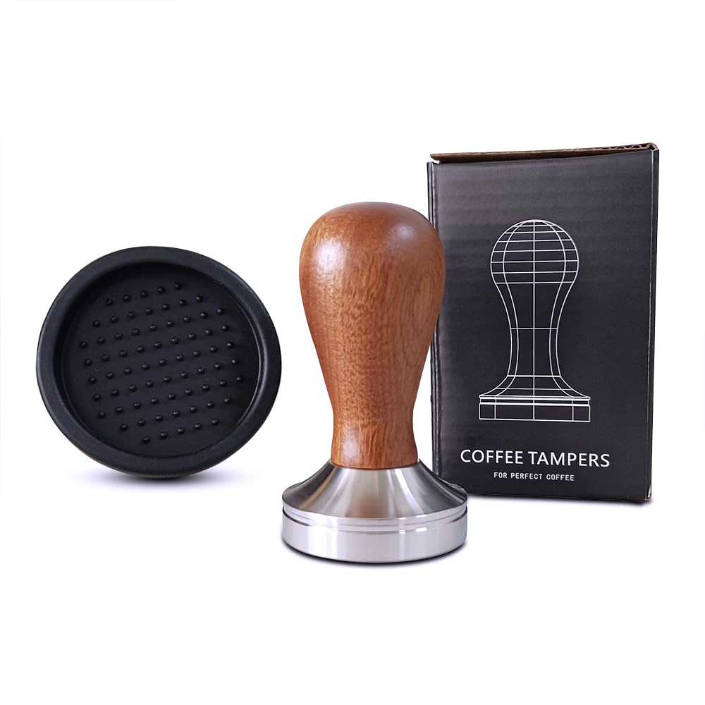 Boicafe prensador expreso 58mm con base de acero inoxidable para presión estable