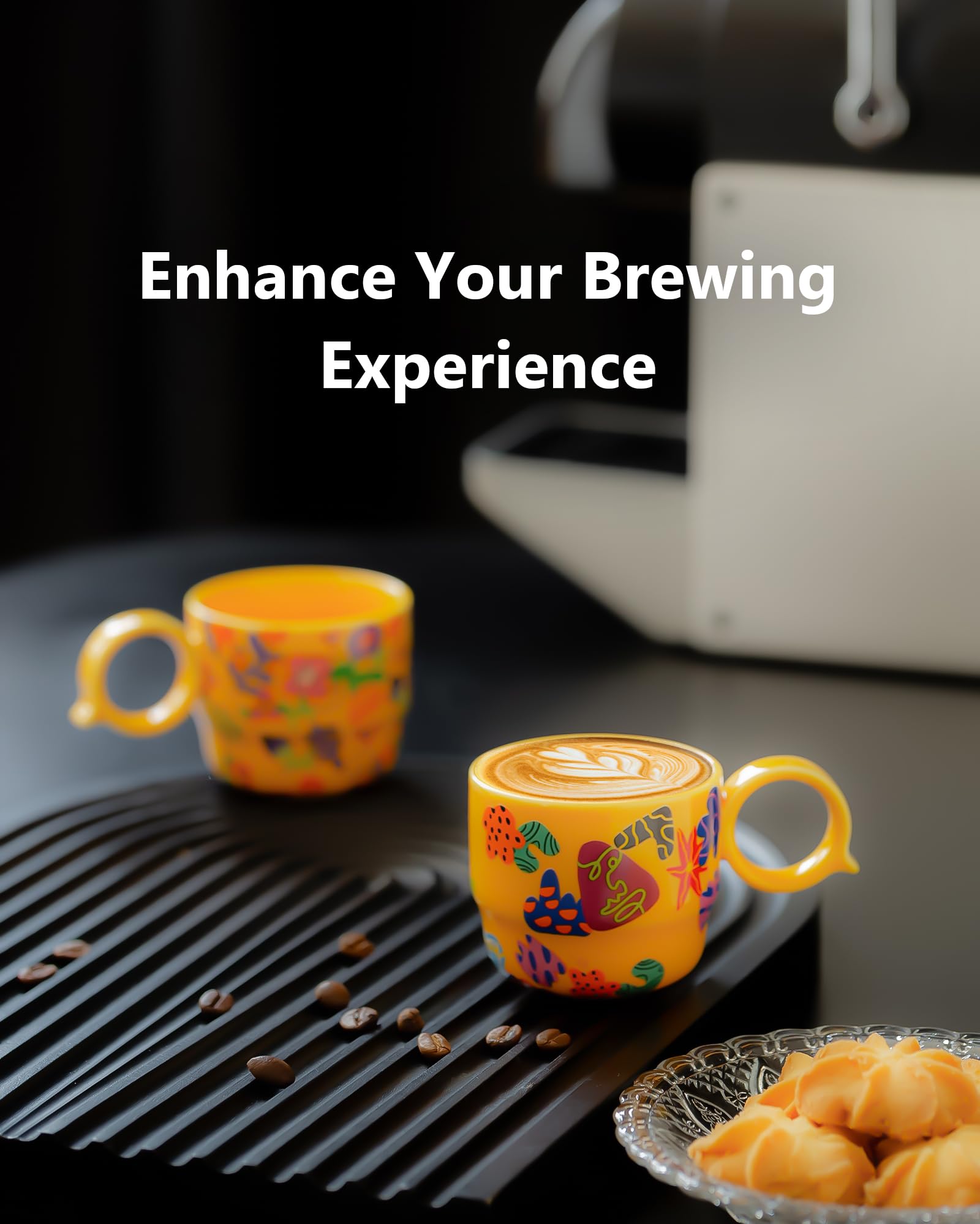 Boilmerit conjunto de dos tazas espresso, perfecto para compartir.