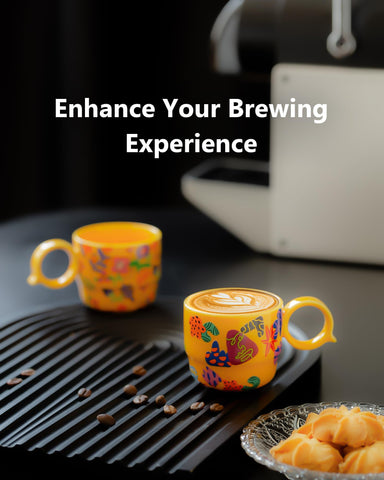 Boilmerit conjunto de dos tazas espresso, perfecto para compartir.