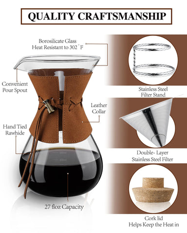 BOILMERIT set de regalo para amantes del café con diseño elegante