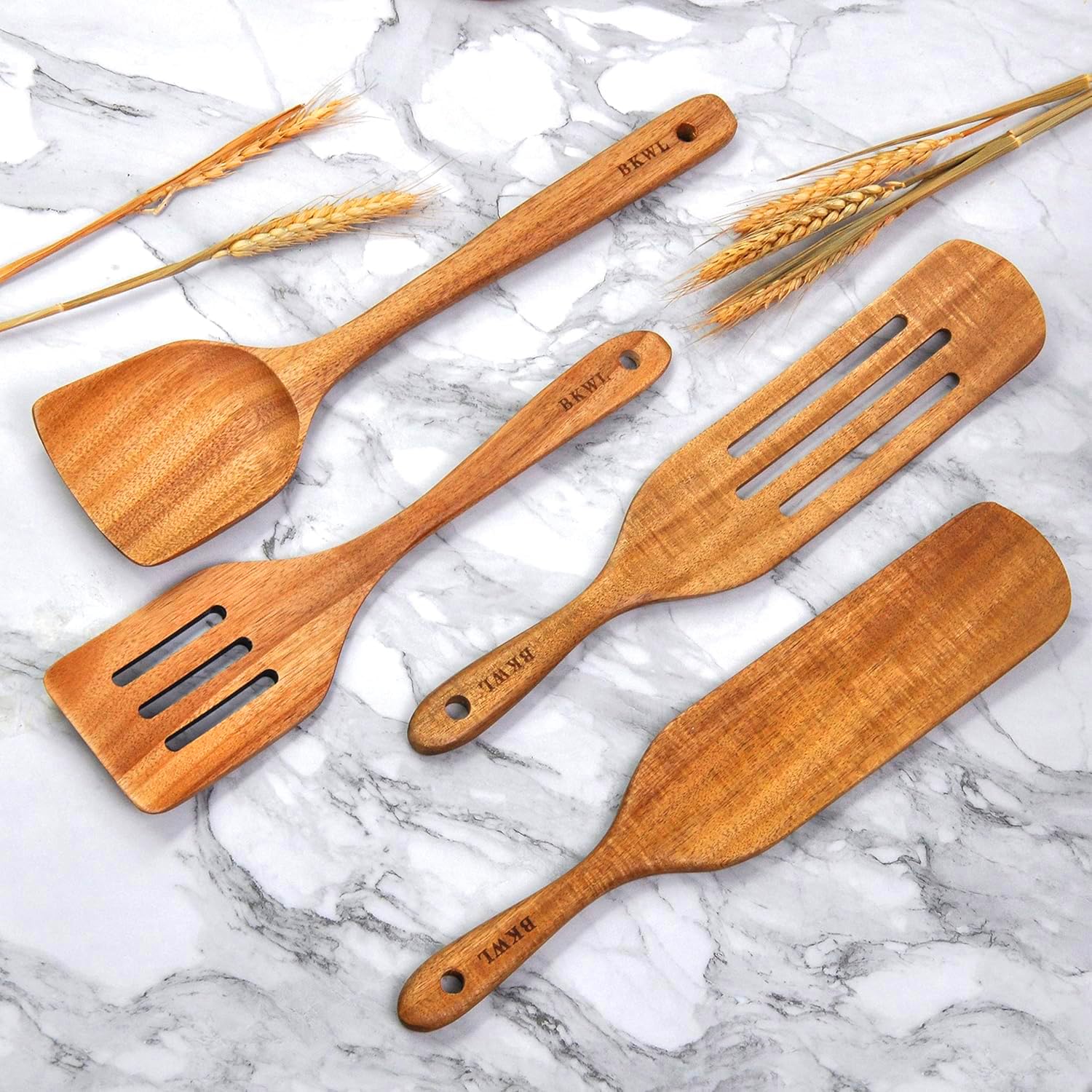 BOKAWENLUO: cuchara de sopa de madera ideal para caldos y guisos.