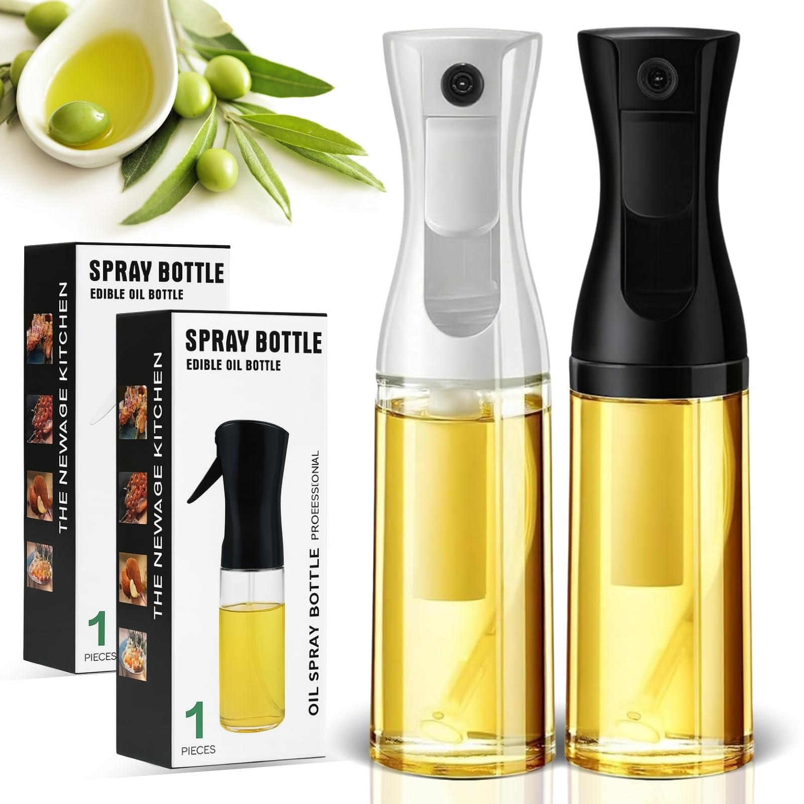 BOKKY atomizador de aceite con rociado fino para una cocción uniforme