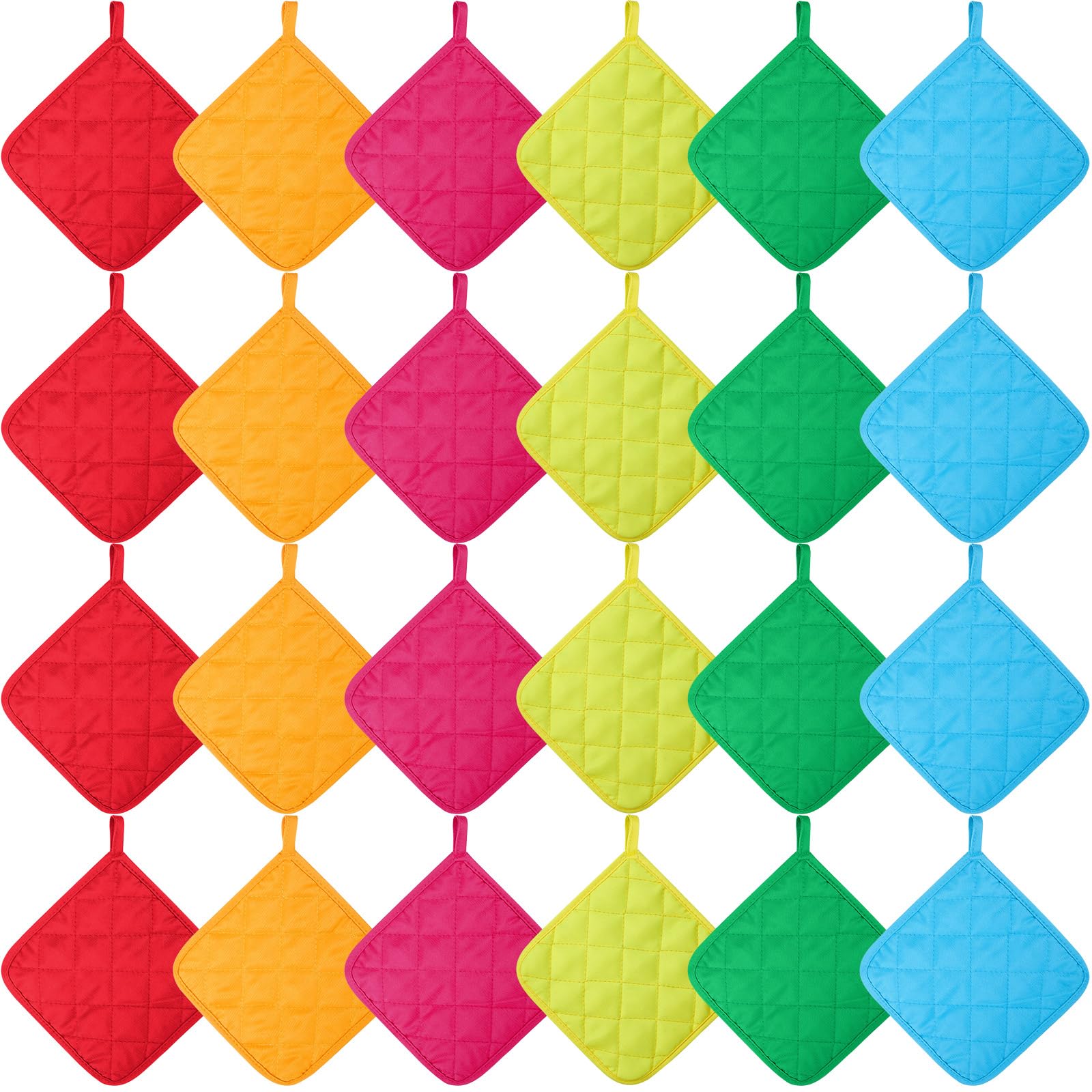 Bokon agarradores de cocina 24 piezas multicolor para manejar ollas