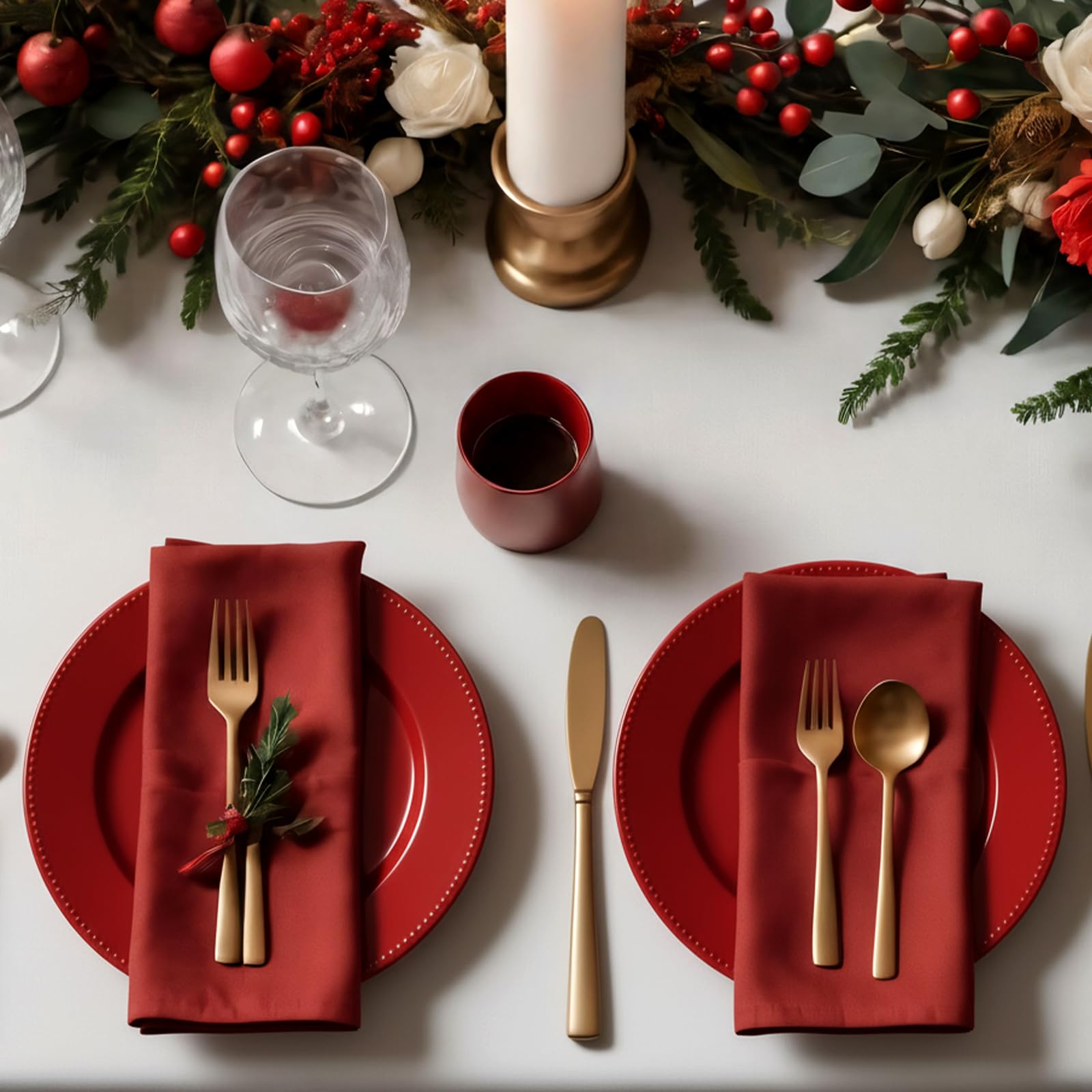 Bokon decoración de mesa Navidad y reuniones familiares