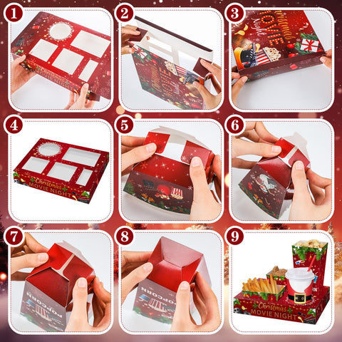 Bokon diseño navideño elegante para servir aperitivos y bebidas en fiestas.