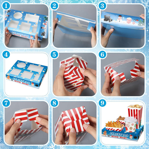 Set de cine Bokon para noches de película con estilo festivo