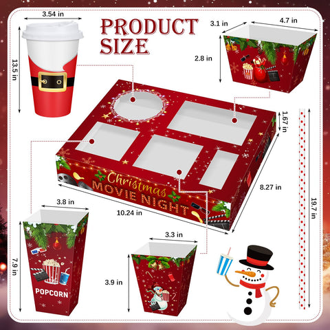 Bokon tazas de café desechables de 16 oz para Navidad, compatibles con tapas y pajitas.