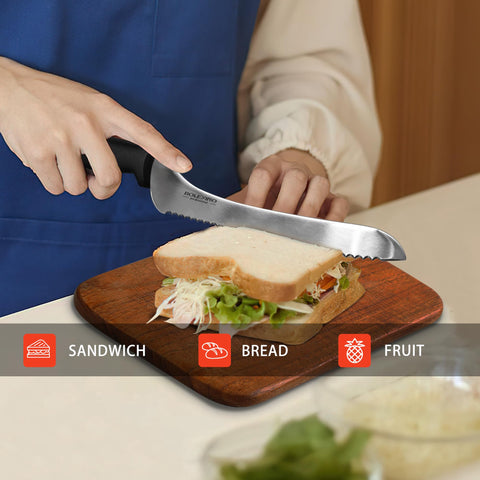 BOLEXINO cuchillo para repostería y pan, versátil en la cocina
