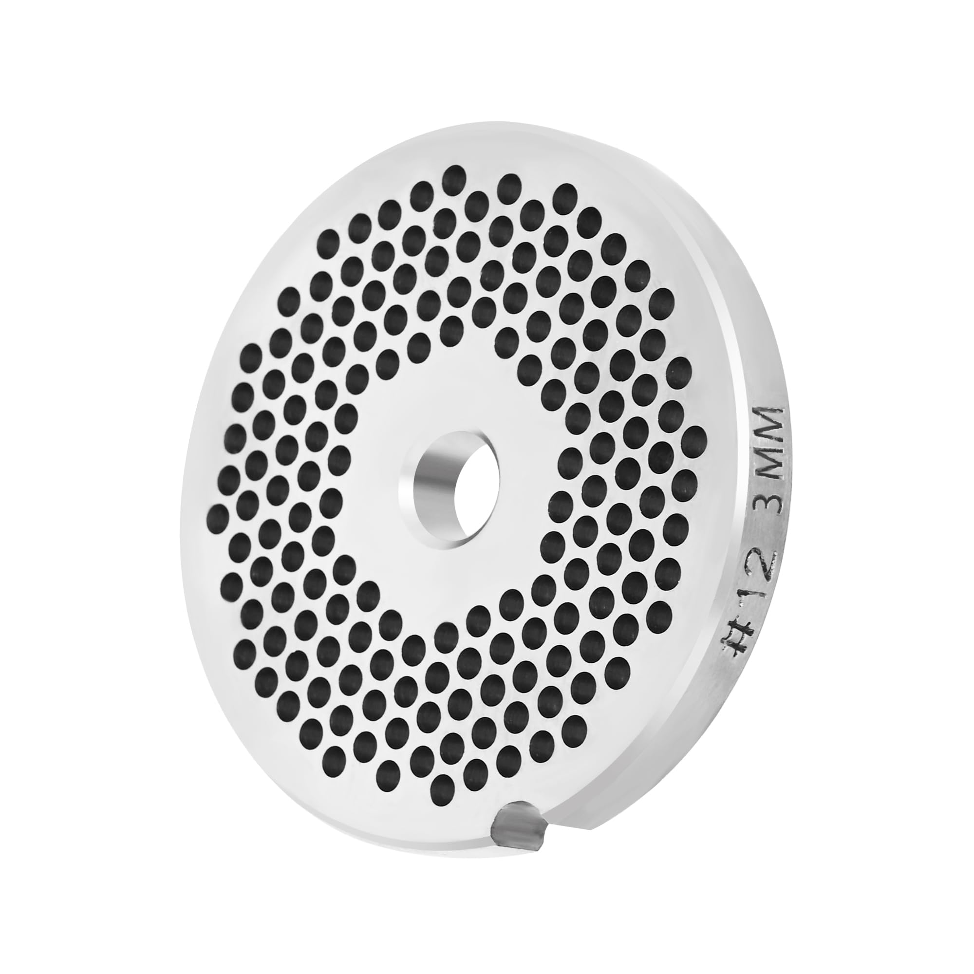 BOLEXINO placa acero inoxidable 1-8 pulgadas 3mm para molienda fina de carne.