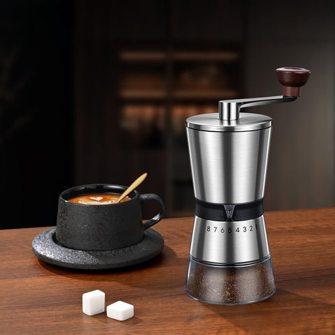 Ideal para casa u oficina, compatible con moka, drip y prensa.