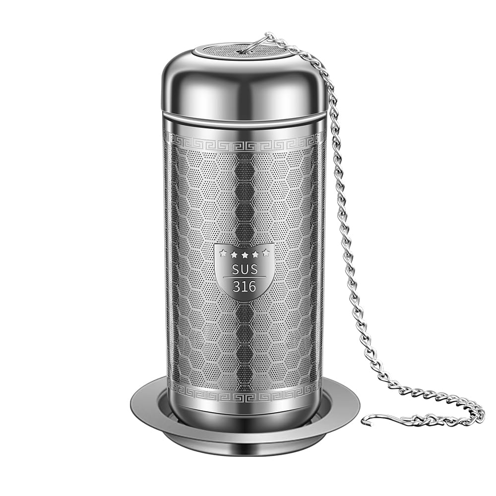 Colador BOMANSI BOMS en acero inoxidable 316 para infusiones limpias.