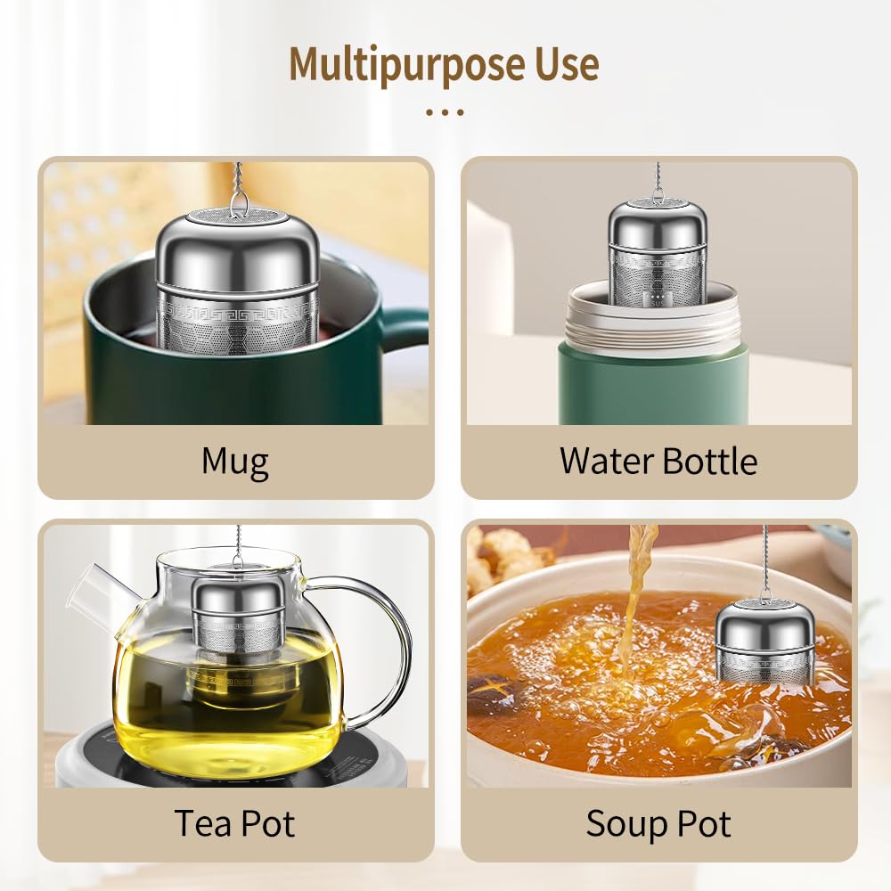 Infusor BOMANSI BOMS: dimensiones diámetro 1,97" y alto 4,53" para tazas.