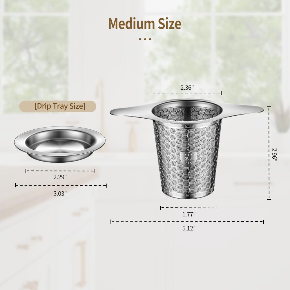 BOMANSI BOMS set de dos infusores para té y café