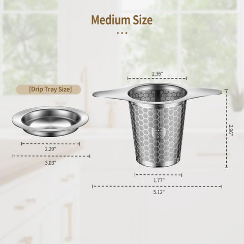 BOMANSI BOMS set de dos infusores para té y café