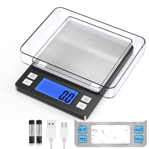 BOMATA balanza de cocina mini con pantalla grande para lectura rápida.