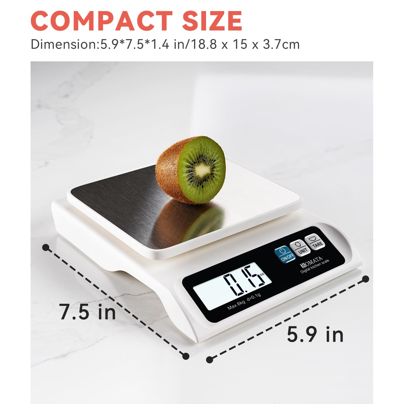 BOMATA diseño antideslizante y cuerpo ergonómico para manejo cómodo