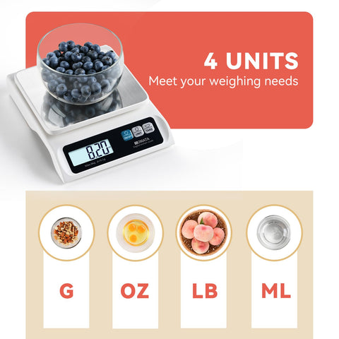 BOMATA pantalla retroiluminada facilita lecturas claras durante la cocina nocturna