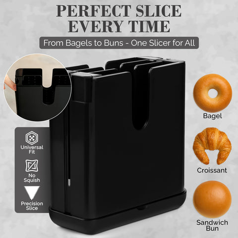 BonBagel diseño compacto de 7 pulgadas ahorra espacio en la cocina.