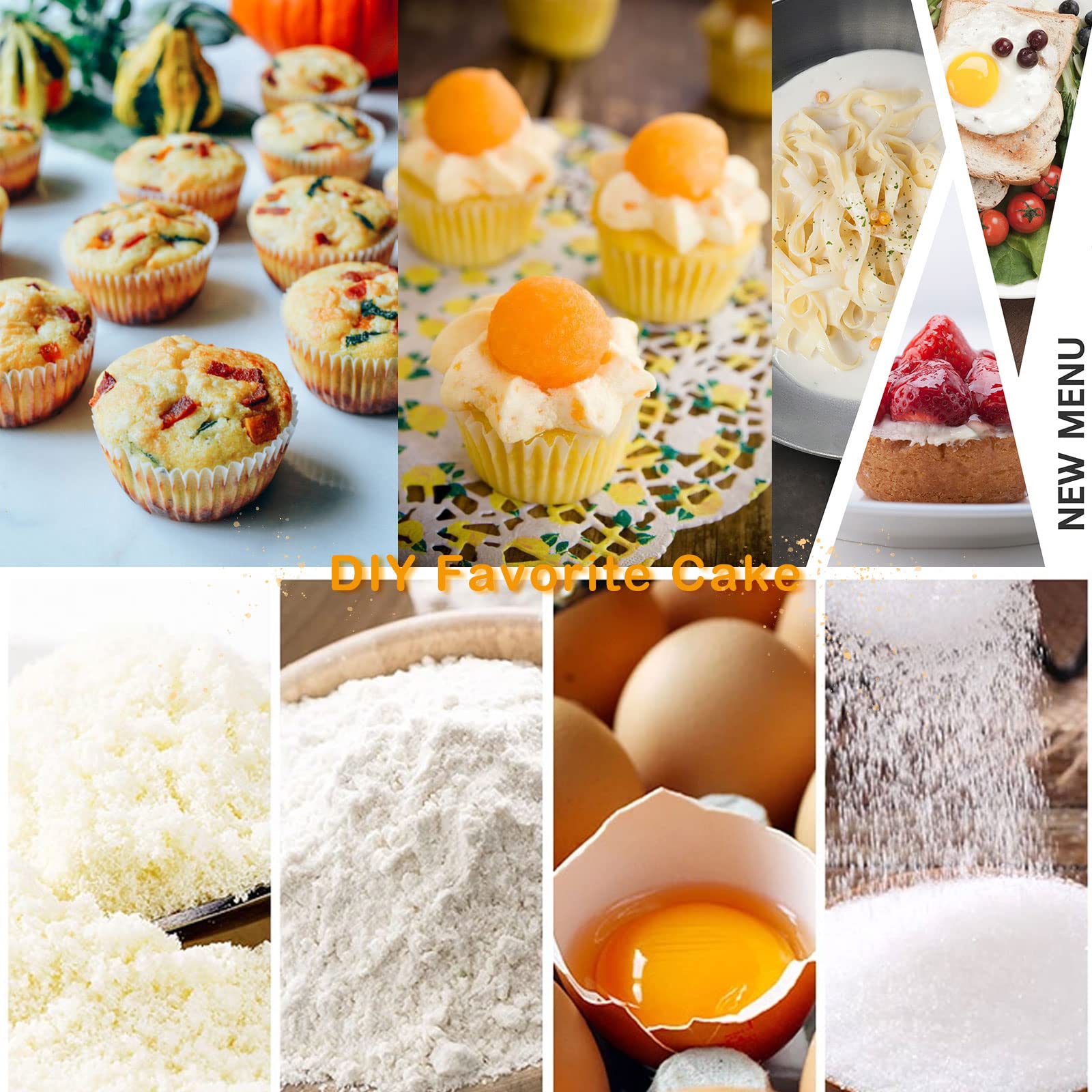 Versatilidad Bongpuda: muffins de huevo, cupcakes y porciones mini.