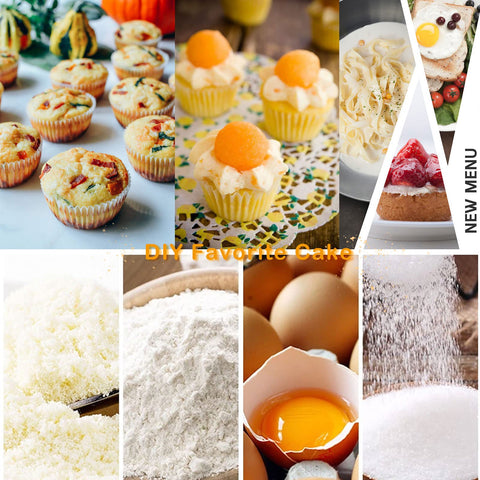 Versatilidad Bongpuda: muffins de huevo, cupcakes y porciones mini.