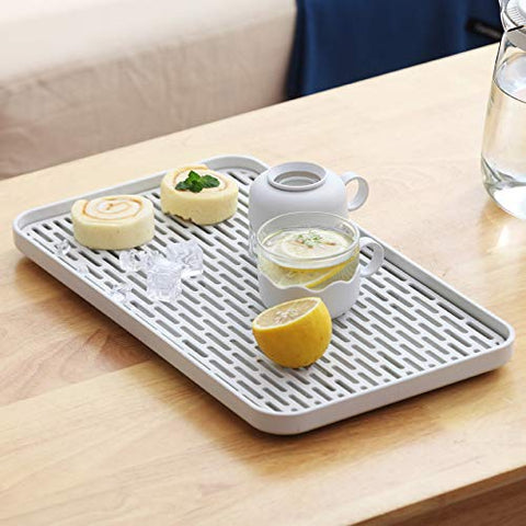 Bonilve estante secado cocina blanco gris, diseño elegante y minimalista.