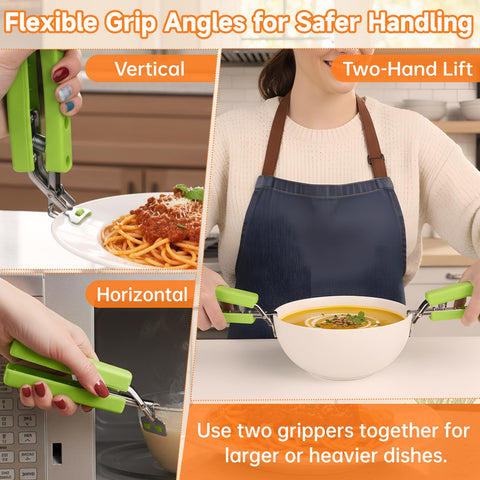 Bonison clip para bordes de 0-2-0-8 pulgadas con agarre estable.