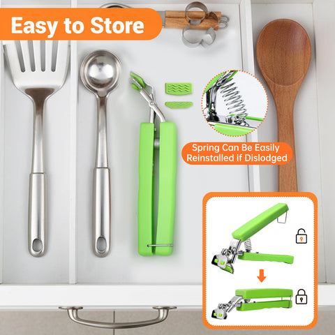 Bonison: pinzas para pizza pan para mover pizzas calientes sin quemarte.