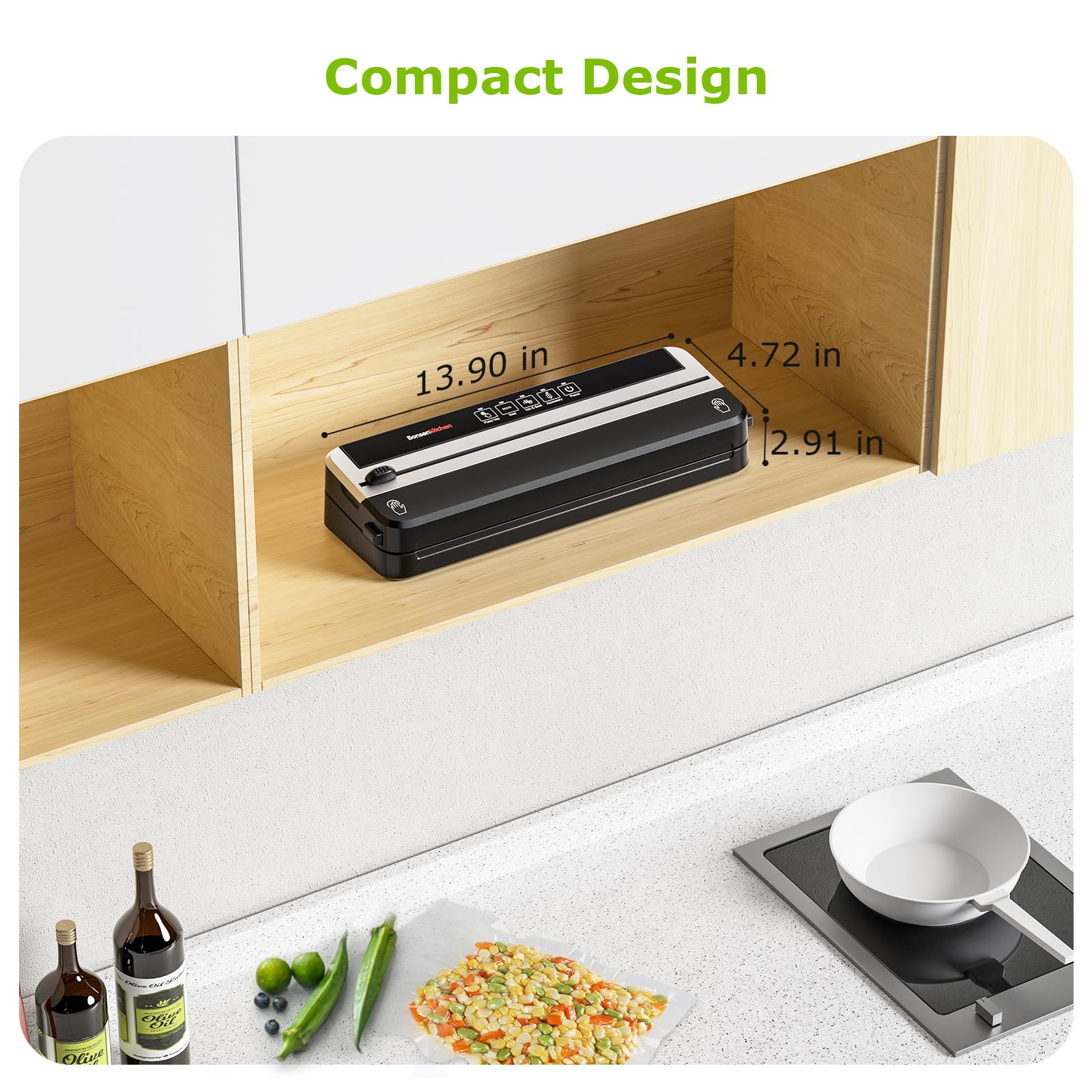 Accesorio manguera externa de Bonsenkitchen para sellado