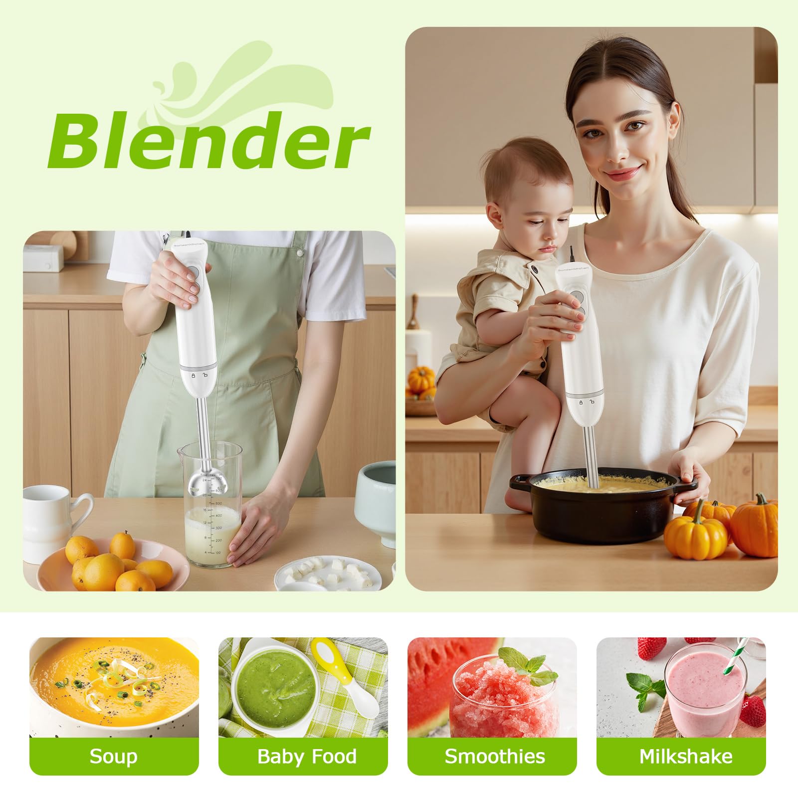 Bonsenkitchen batidor de huevos para emulsiones delicadas