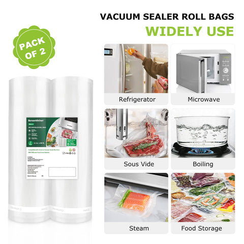 Bolsas Bonsenkitchen aptas para cocción al vacío hasta 90°C