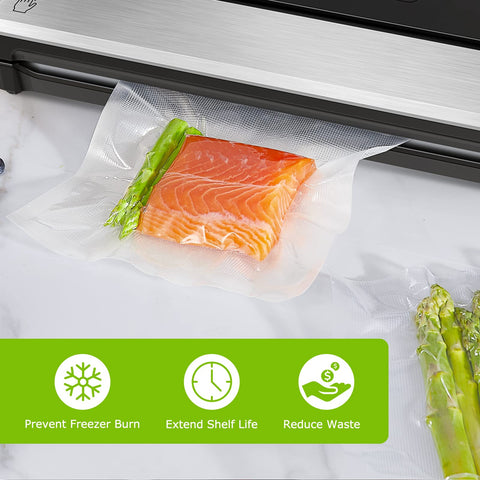 Bolsas Bonsenkitchen compatibles con la mayoría de selladores al vacío.