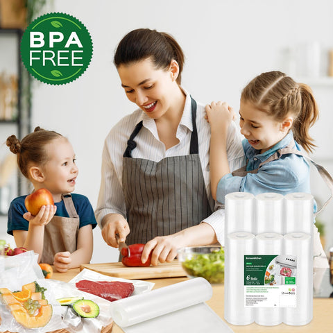 Bonsenkitchen bolsas aptas para cocción al vacío para cocinar con precisión