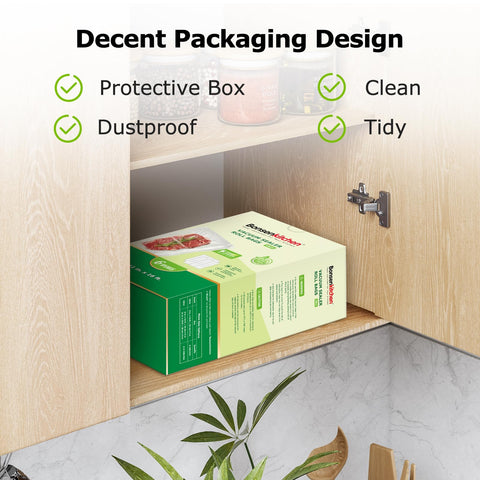 Bolsas tamaño ajustable Bonsenkitchen para porciones variadas