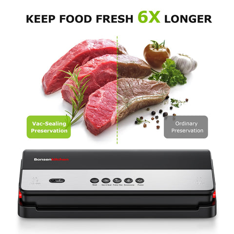 Bonsenkitchen diseño negro-rojo, versátil para uso doméstico en la cocina.