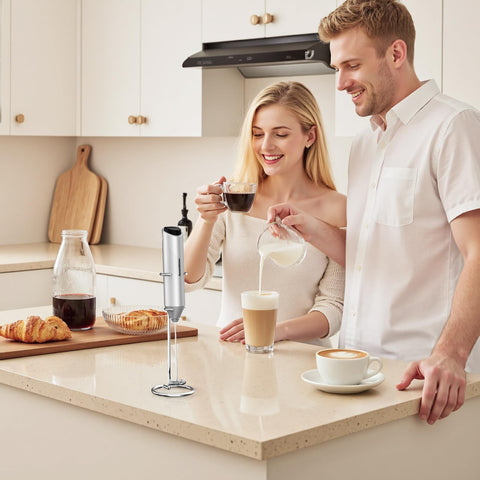 Bonsenkitchen regalo ideal para amantes del café con espumado rápido.