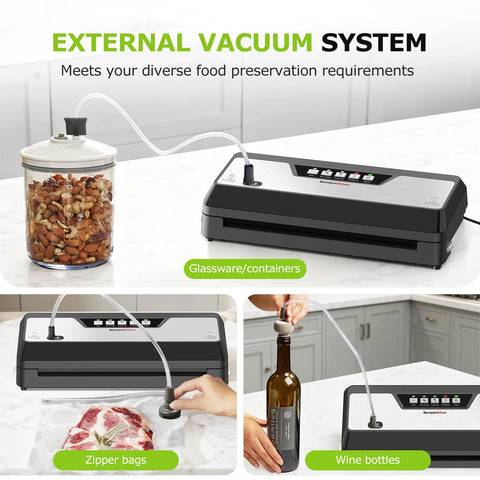 Bonsenkitchen sellador al vacío banda de calentamiento de 3 mm para sellos herméticos