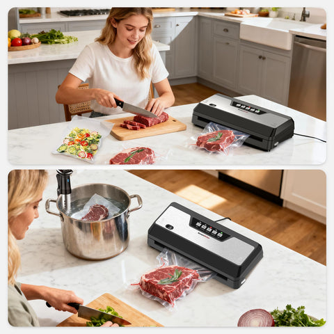 Bonsenkitchen sellador al vacío con garantía y soporte técnico de por vida