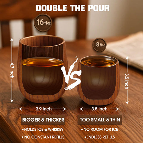 Vaso Bonteck con paredes gruesas para una experiencia estable