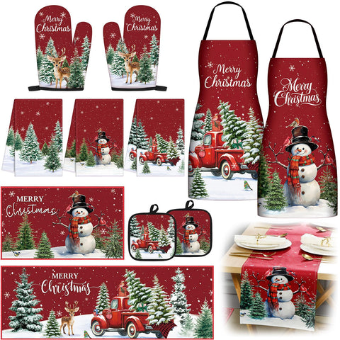 Bonuci camino de mesa Navidad: crea ambiente festivo duradero para tus comidas