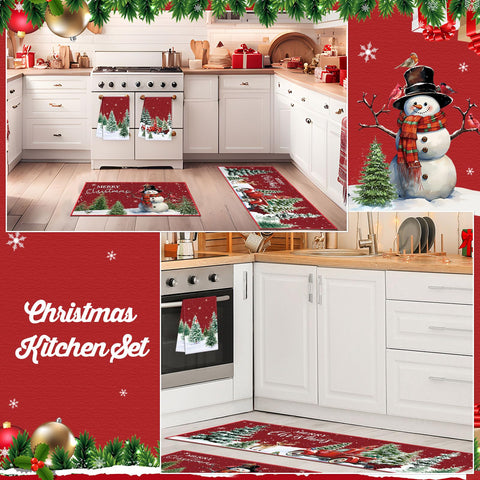 Bonuci delantales de cocina Navidad: cobertura amplia y estilo festivo al cocinar