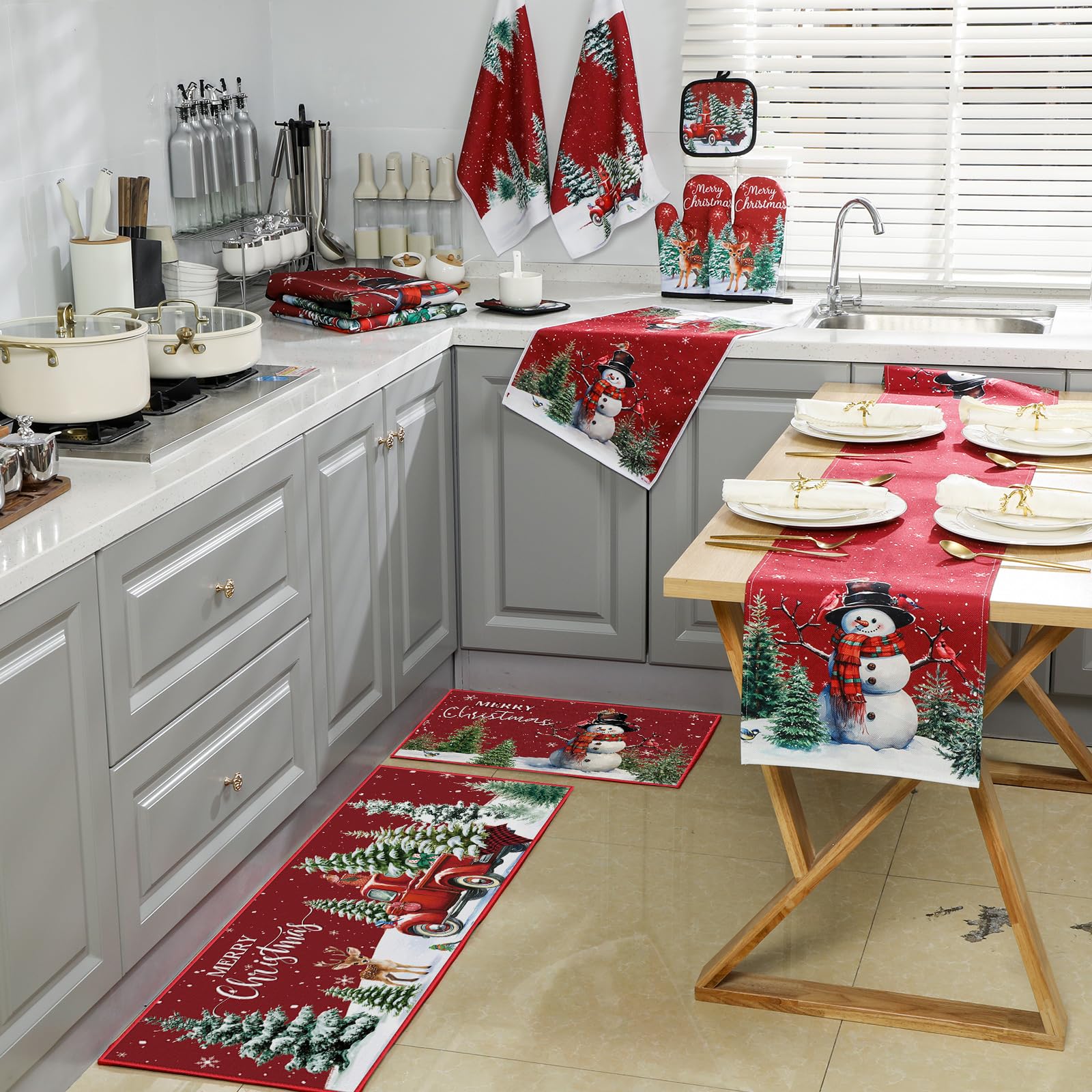 Bonuci manoplas de horno Navidad: protección térmica al cocinar y hornear