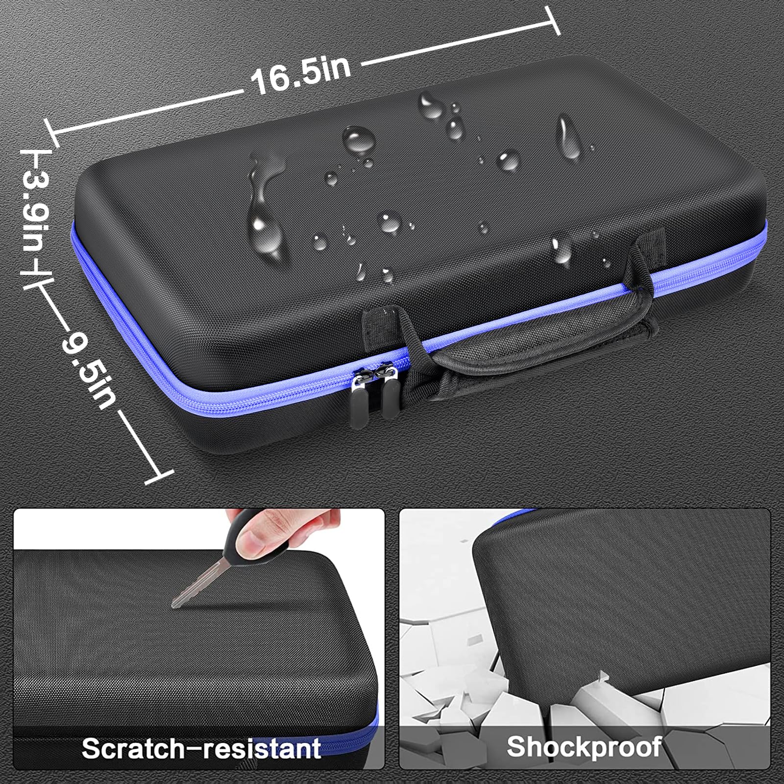 Boobowl diseño con cremallera doble para acceso cómodo.