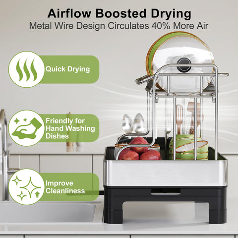 BOOSINY bandeja extraíble facilita vaciado y limpieza