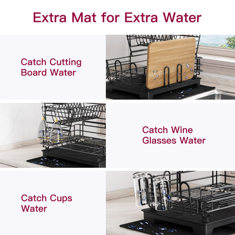 BOOSINY soporte para copas de vino secado seguro y elegante