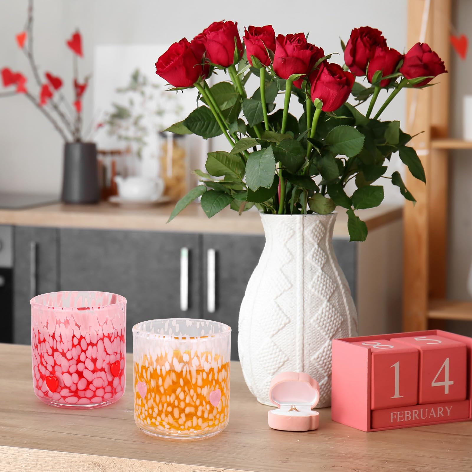 Juego de 2 vasos Booson aporta encanto a la mesa.